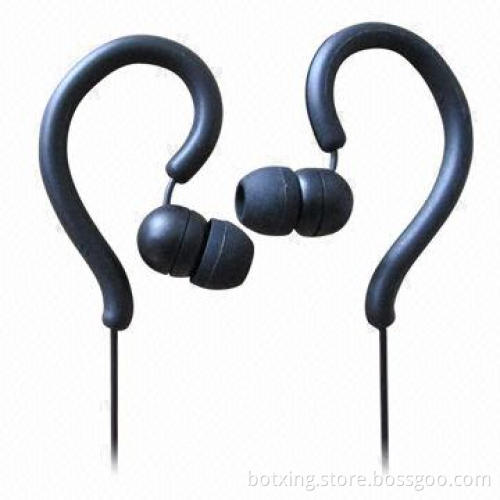High-quality Fashionable Design Hang-ear Earphones, 20 to 20,000Hz Frequency